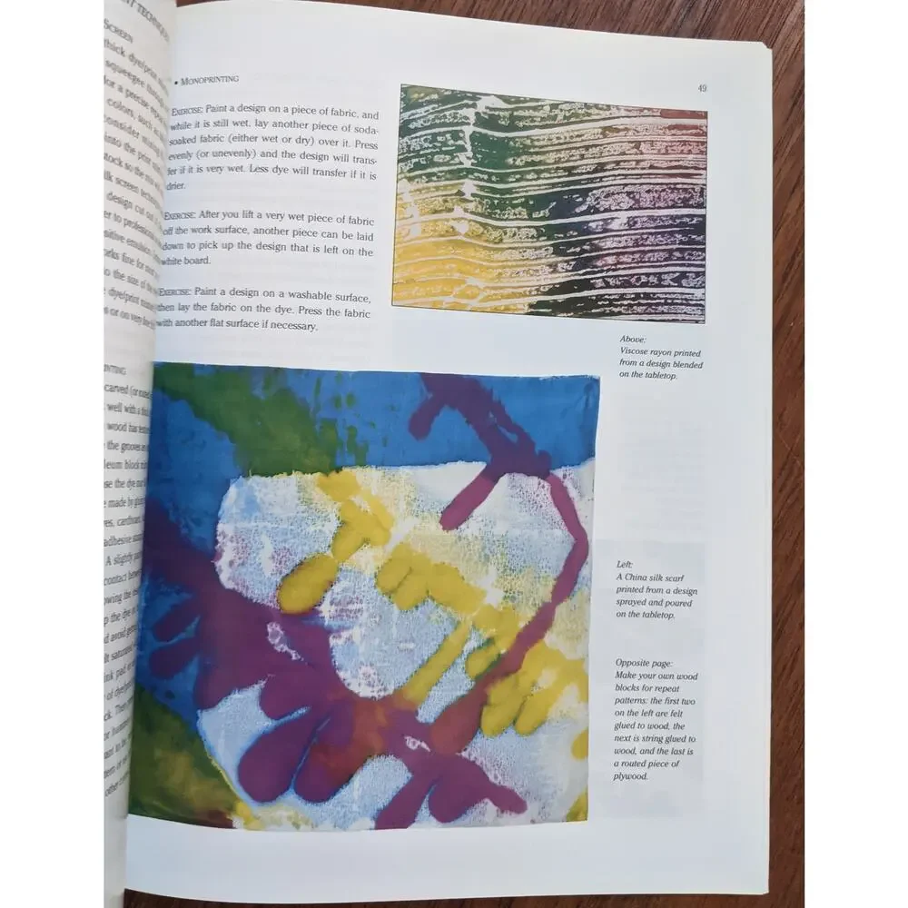 Dye Painting! Book by Ann Johnston
